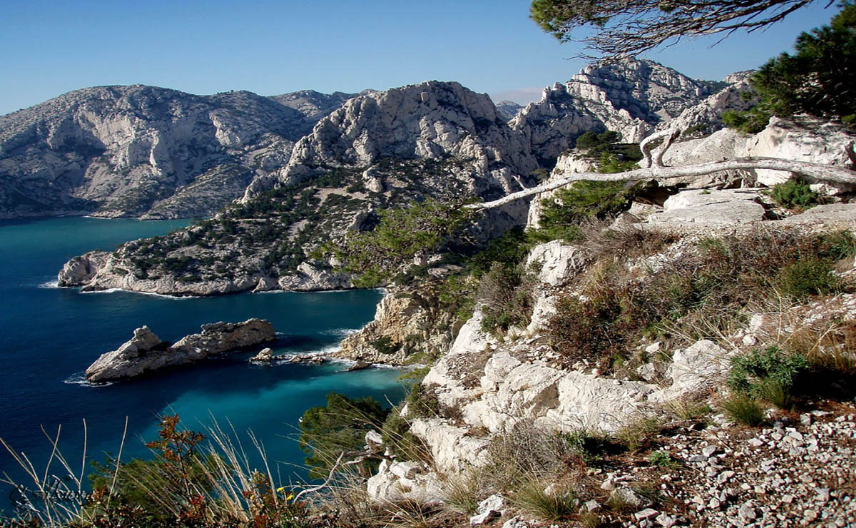 Curiosités naturelles de la Côte d’Azur-Calanques Cassis